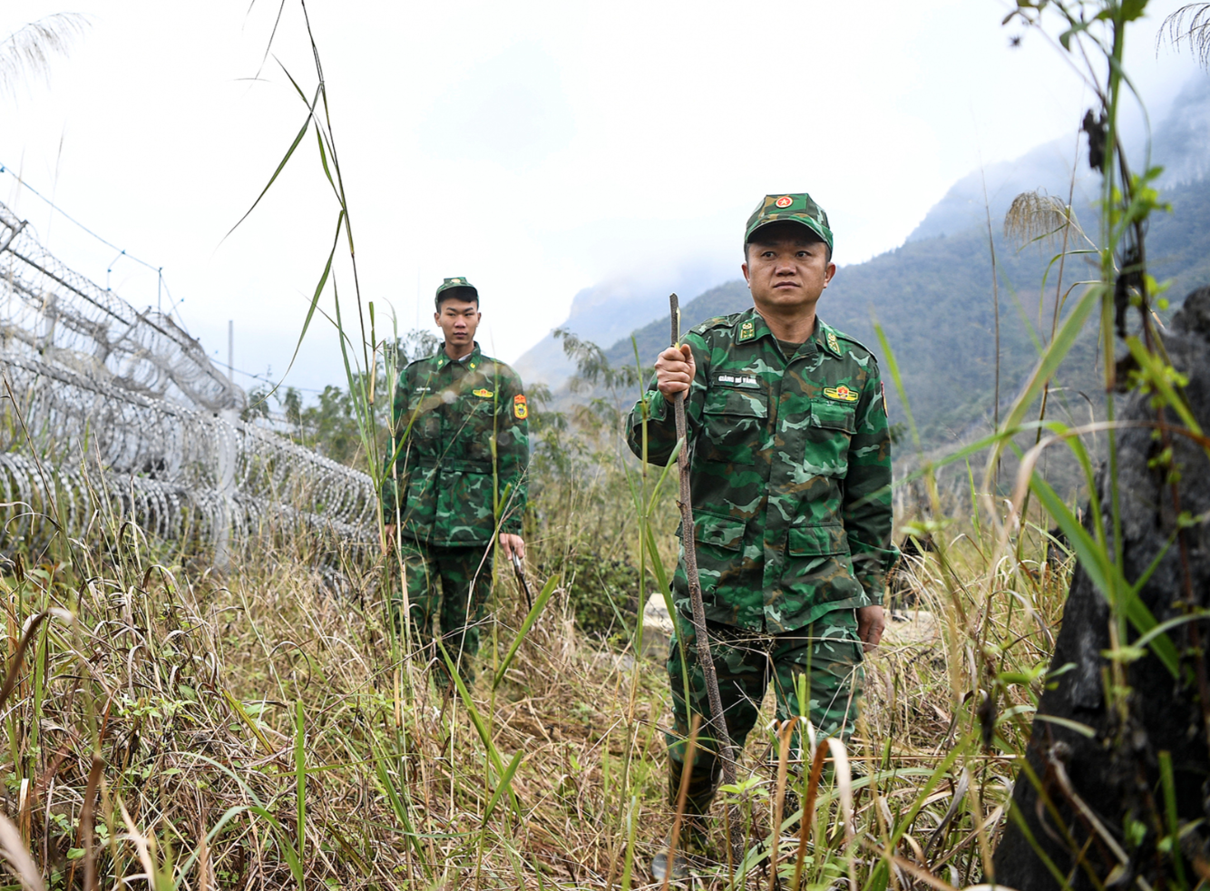 Tuần tra biên giới Việt - Trung ngày cận Tết