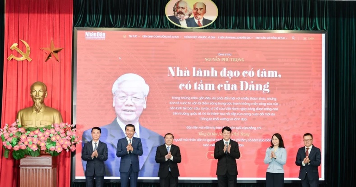 Lancement de la page d'information spéciale « Secrétaire général Nguyen Phu Trong »