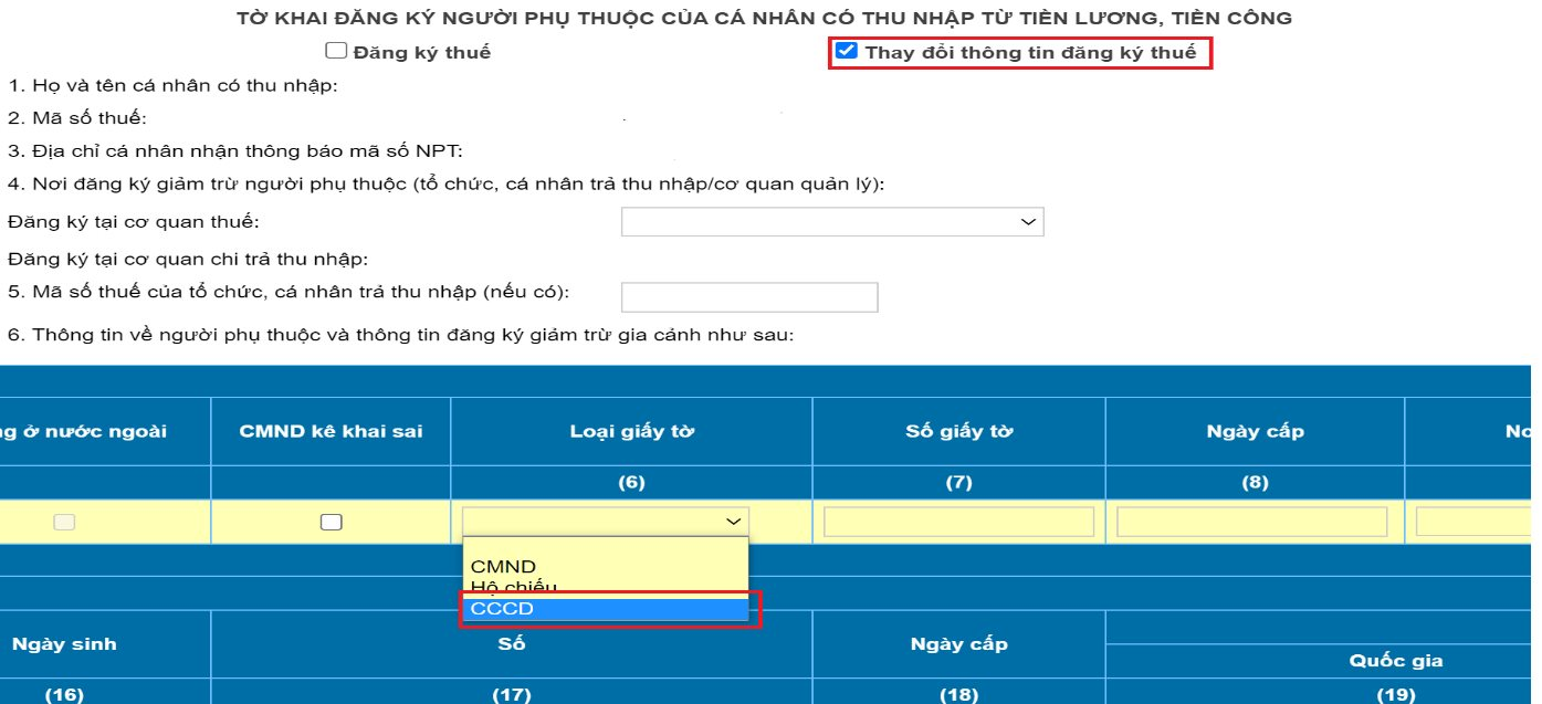 Hướng dẫn thay đổi thông tin đăng ký thuế cá nhân - Ảnh 9.