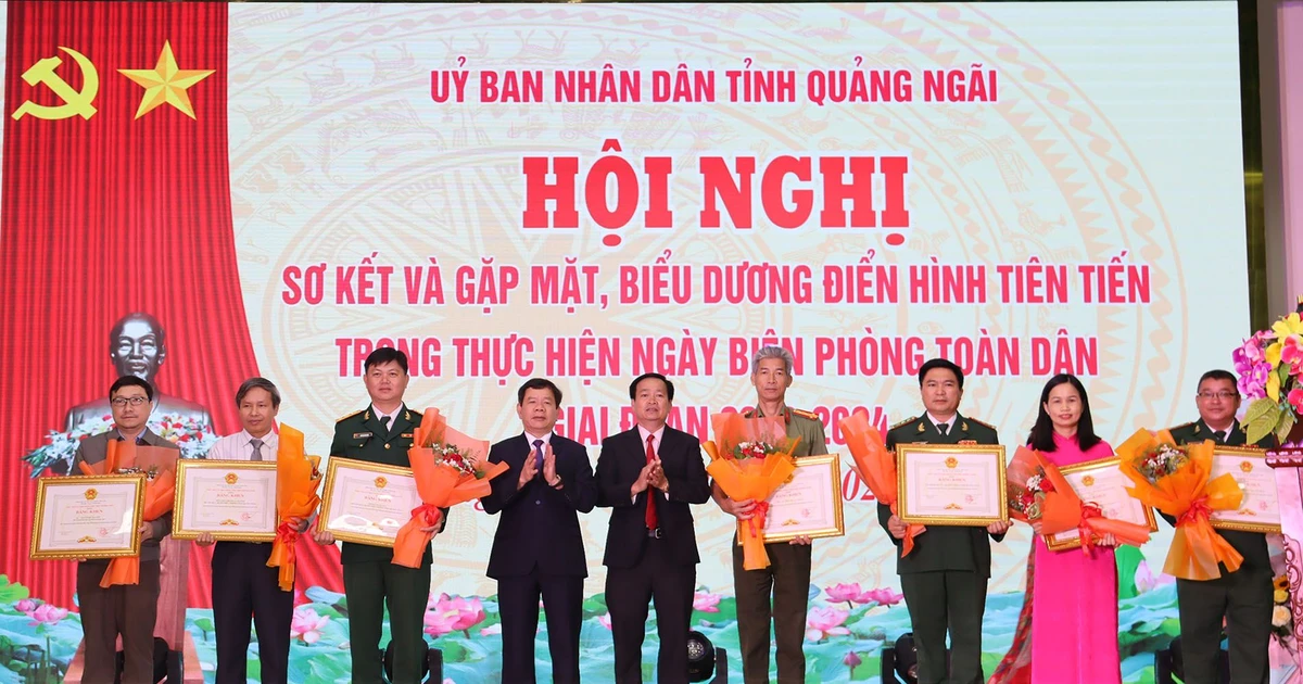 Quảng Ngãi biểu dương điển hình tiên tiến trong thực hiện Ngày Biên phòng toàn dân