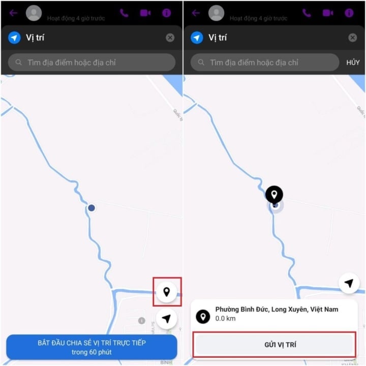The simplest way to share location on Messenger - 5