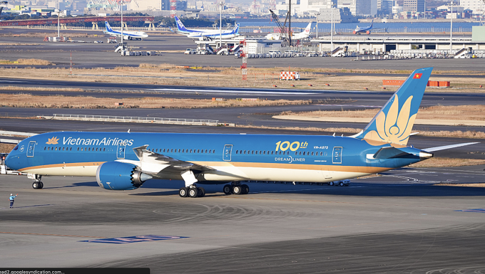 A Vietnam Airlines Boeing Dreamliner B787-10. Photo: Brandon Chen/Planespotters