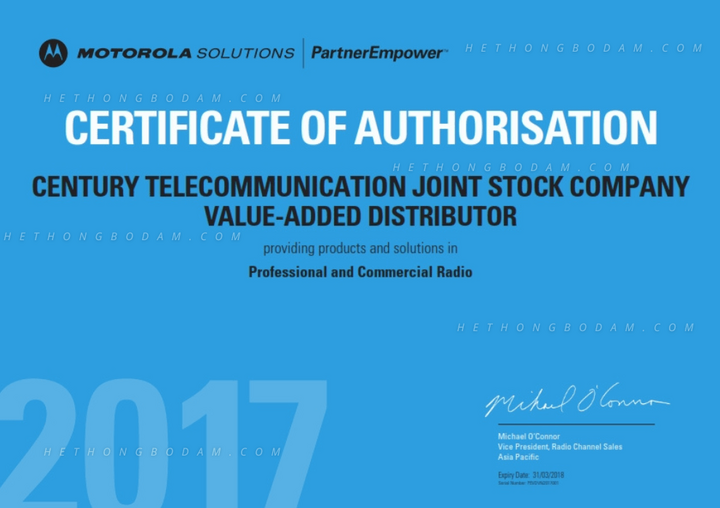 Optimize communication with Motorola radios at HETHONGBODAM - 3