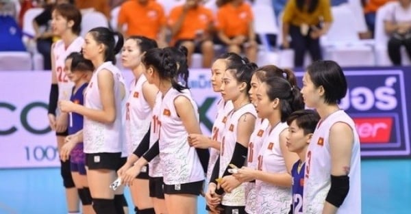 Vietnam women's volleyball team played well against the world's 8th ranked team, lost with "head held high"