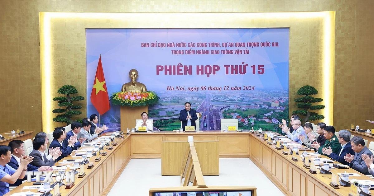 Thủ tướng chủ trì Phiên họp thứ 15 Ban chỉ đạo dự án trọng điểm ngành giao thông