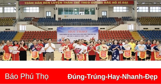 Hội thao chào mừng Đại hội Công đoàn viên chức tỉnh lần thứ VI