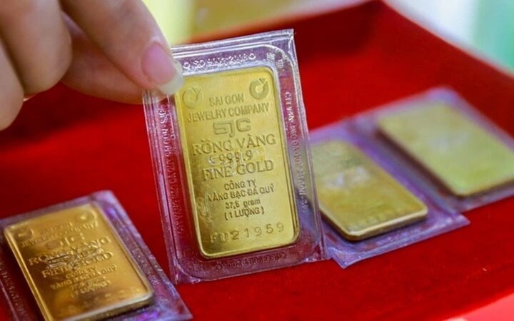 1 tael of SJC gold currently costs more than 81 million VND. (Illustration photo)