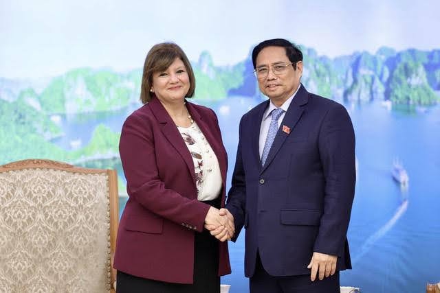 Premierminister Pham Minh Chinh empfing den ägyptischen Botschafter in Vietnam, Amal Abdel Kader Elmorsi Salama, zu einem Höflichkeitsbesuch anlässlich der Amtsübernahme des Botschafters in Vietnam.