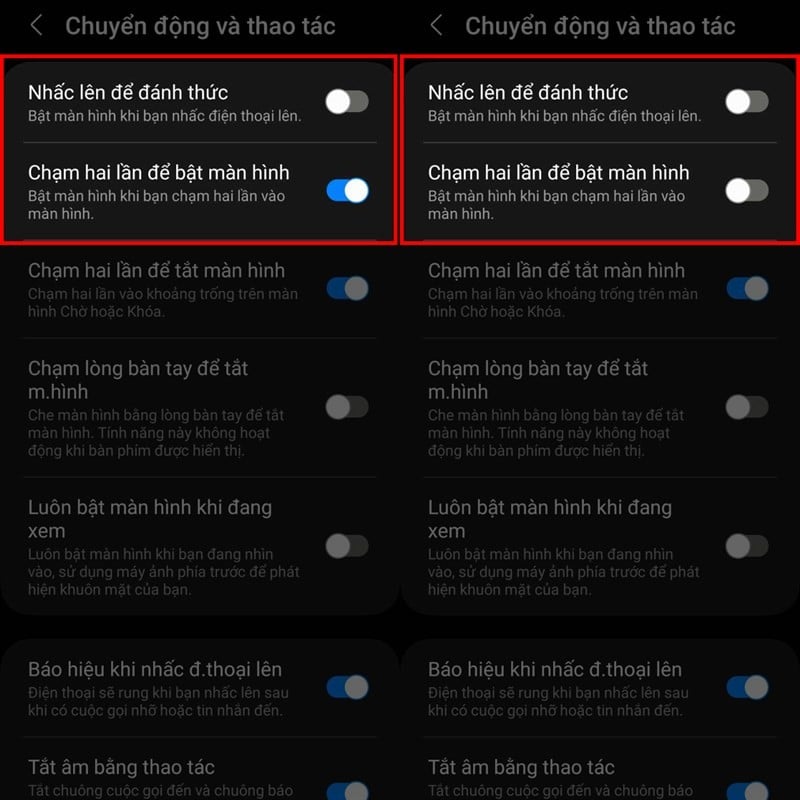 Khắc phục lỗi điện thoại Samsung bỏ túi quần tự sáng màn hình hiệu quả