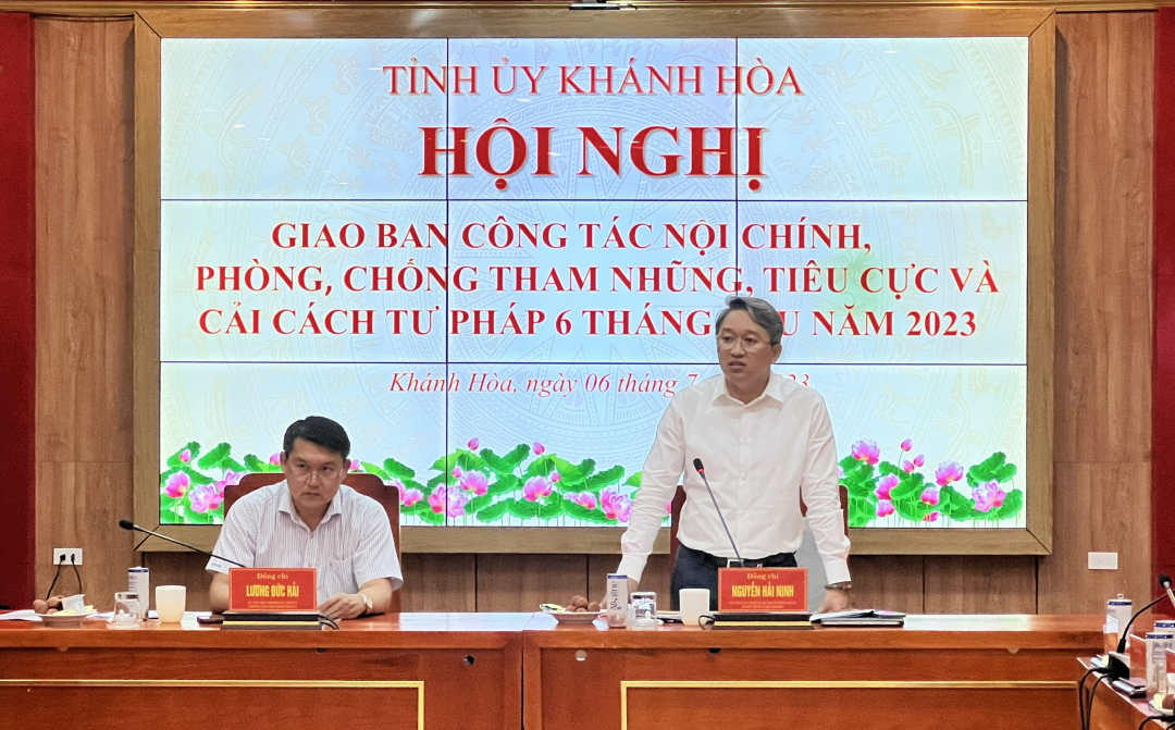 Comrade Nguyen Hai Ninh concluded.