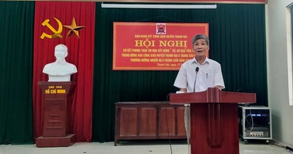 Thanh Oai: Đồng bào Công giáo tích cực tham gia phong trào tại địa phương