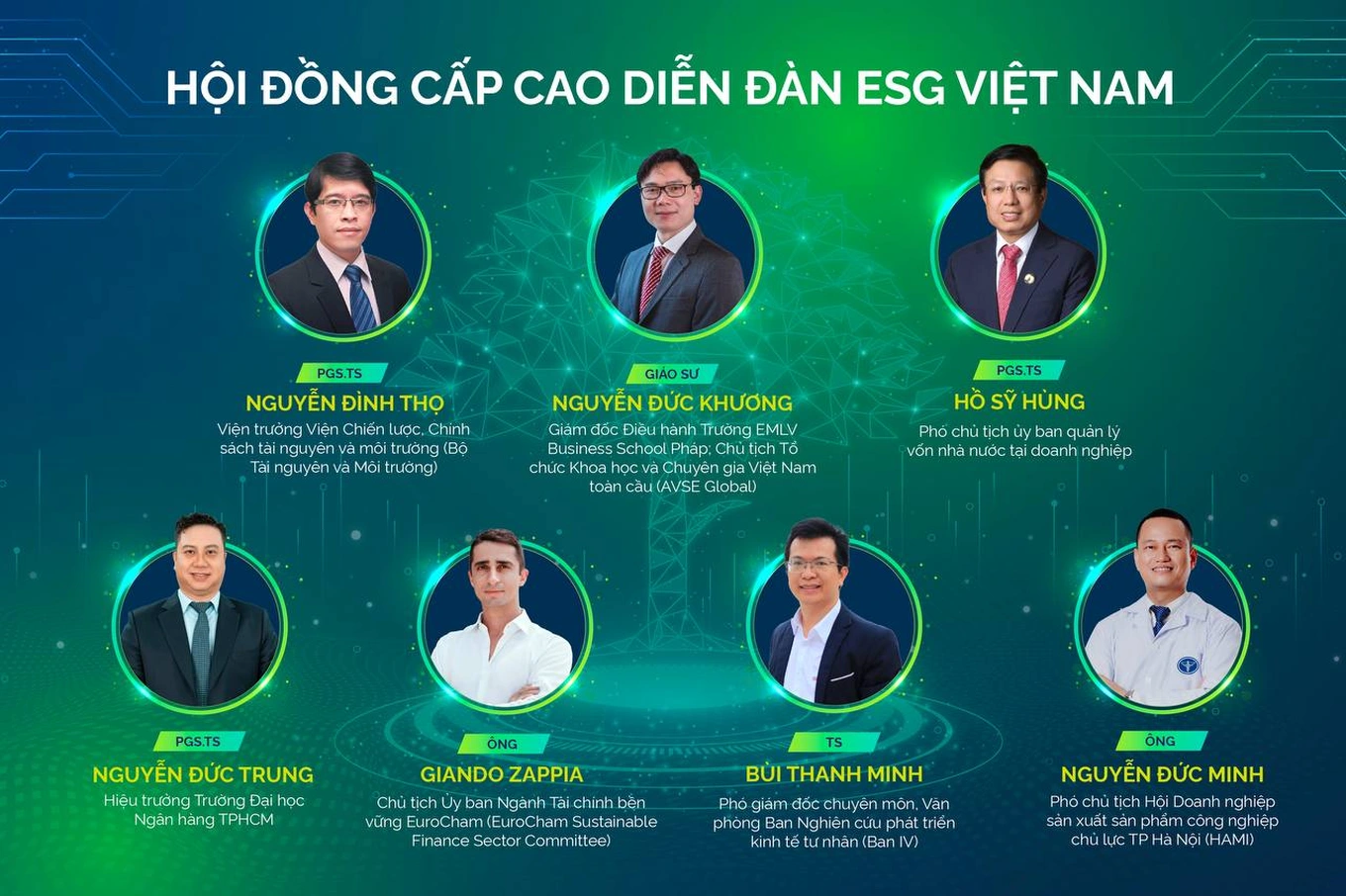 Vietnam ESG Forum Senior Council: Revealing the first members