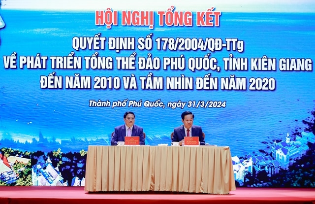 Thủ tướng Phạm Minh Chính: Nâng tầm khát vọng phát triển, xây dựng Đề án mới cho Phú Quốc