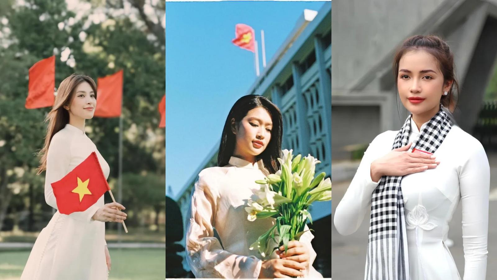 Misses and runners-up post photos to celebrate April 30. Photo: Facebook characters