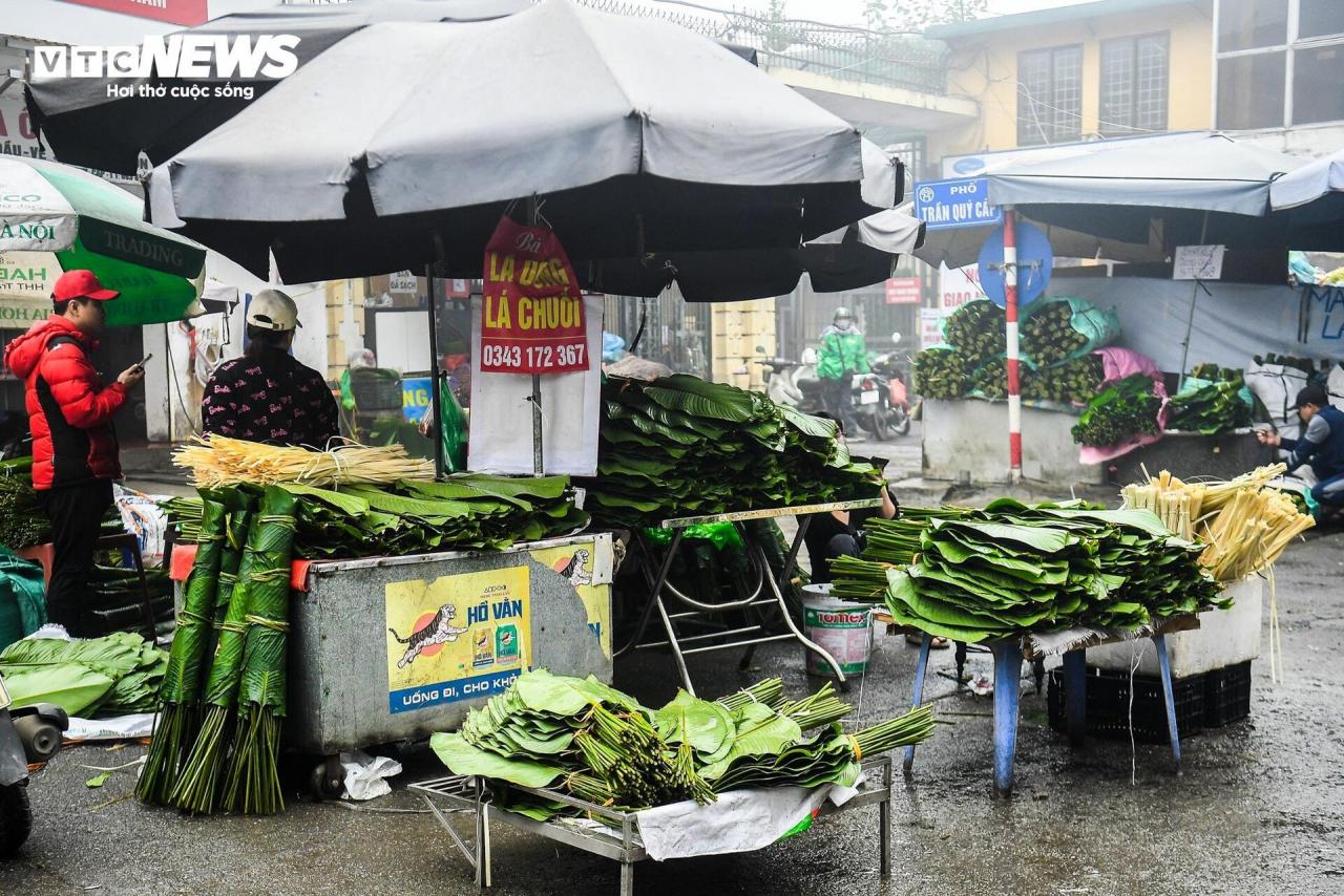 ตลาดใบดงที่เก่าแก่ที่สุดของฮานอยคึกคักในช่วงวันหยุด Tet - 1