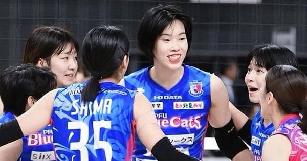 Volleyball 'long-legged' Thanh Thuy dispels worries, reappears after 1 month of absence