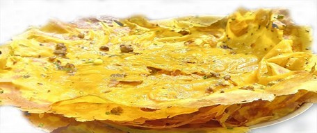 These are crispy skin pancakes from the edges in.