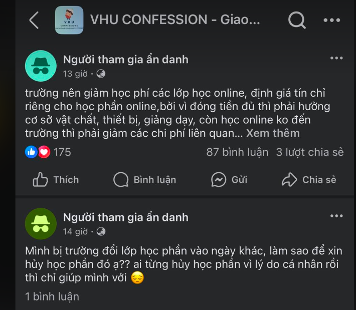 Sinh viên yêu cầu giảm phí học trực tuyến, trường nói gì?- Ảnh 1.