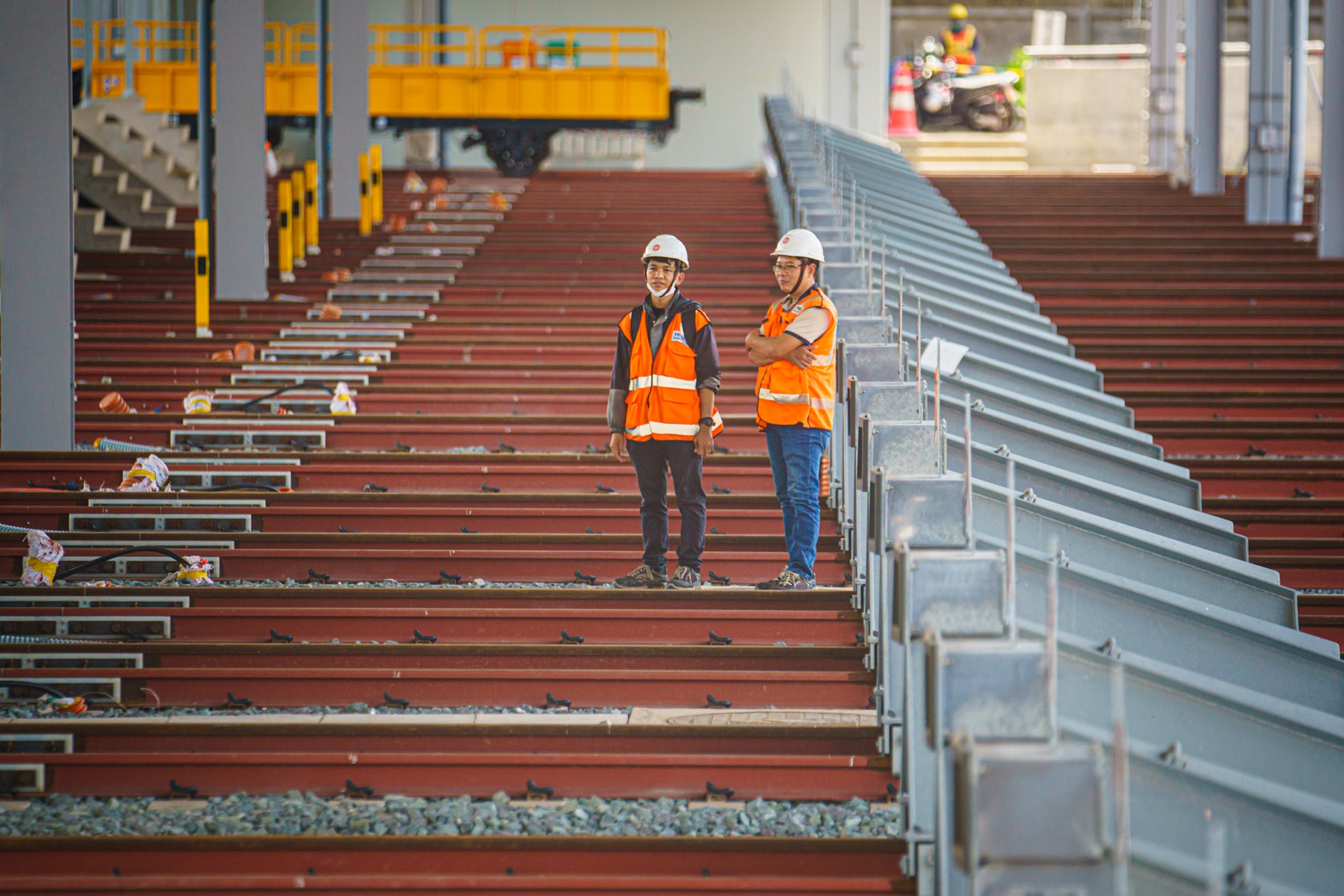 Cận cảnh depot tuyến metro số 1 đã thành hình ảnh 10