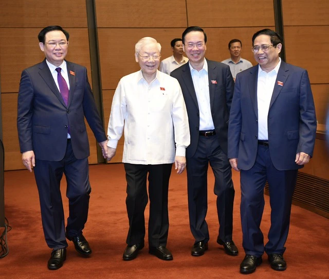 Chiều nay, công bố kết quả lấy phiếu tín nhiệm Thủ tướng, Chủ tịch Quốc hội - Ảnh 1.