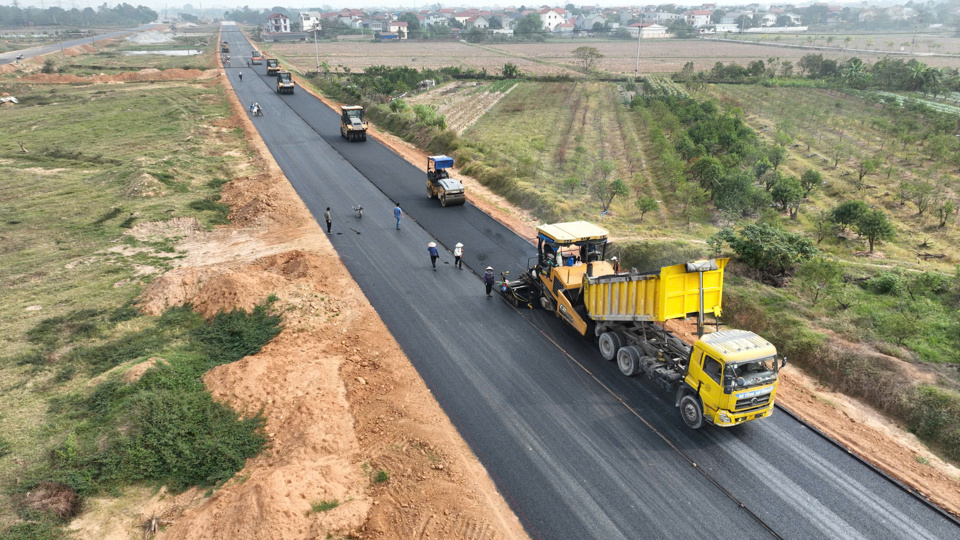 Dự án đường Vành đai 4 - Vùng Thủ đô chạy qua xã Kim Hoa, huyện Mê Linh