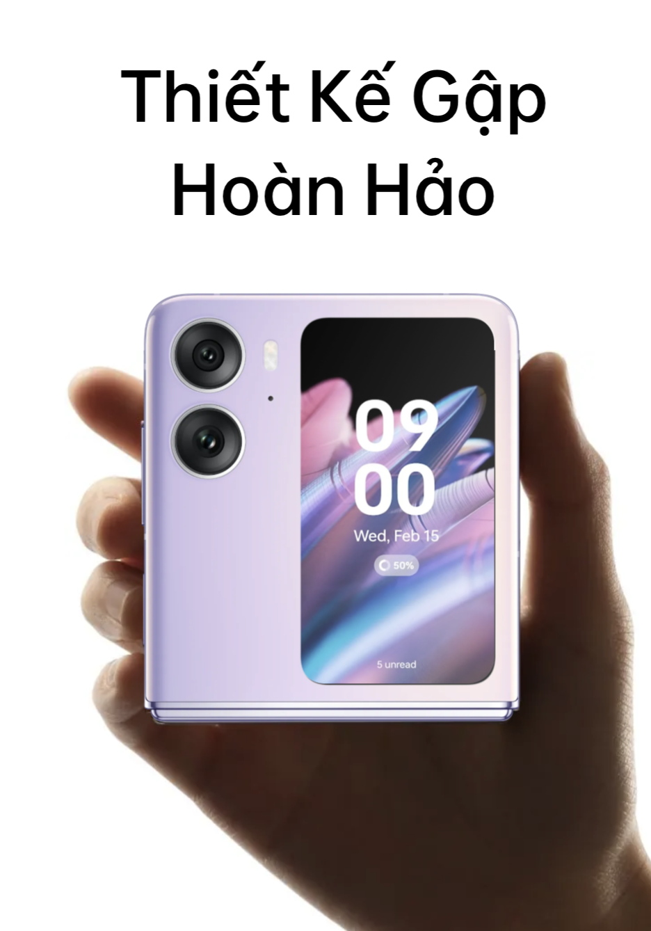 Jeden Tag warten... OPPO Find N2 Flip erreicht Benutzerfoto 4