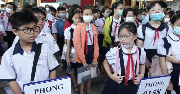 Vorschlag für eine Umfrage zur Einschreibung von Schülern der 6. Klasse an einigen Schulen in Ho-Chi-Minh-Stadt