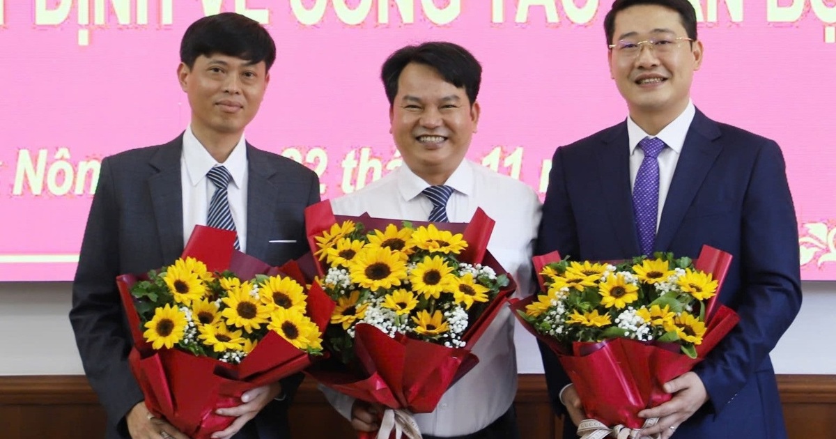 Dak Nong appoints many important personnel