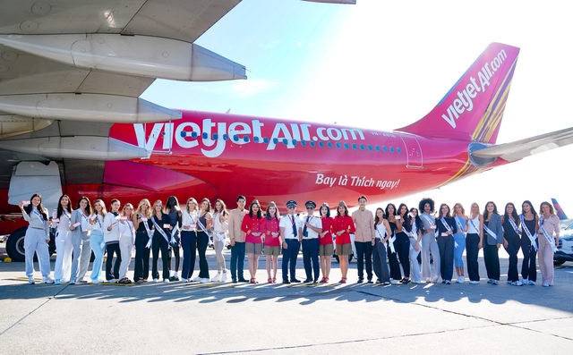 Vietjet đưa Top 28 Hoa hậu Hoàn vũ Australia khám phá Việt Nam tươi đẹp- Ảnh 1.