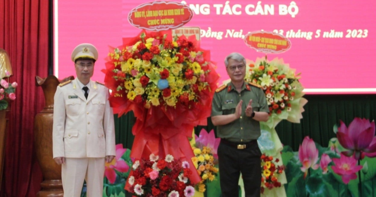 Thượng tá Nguyễn Mạnh Toàn làm Phó Giám đốc Công an tỉnh Đồng Nai