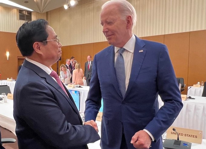 นายกรัฐมนตรี Pham Minh Chinh เข้าพบประธานาธิบดี Joe Biden