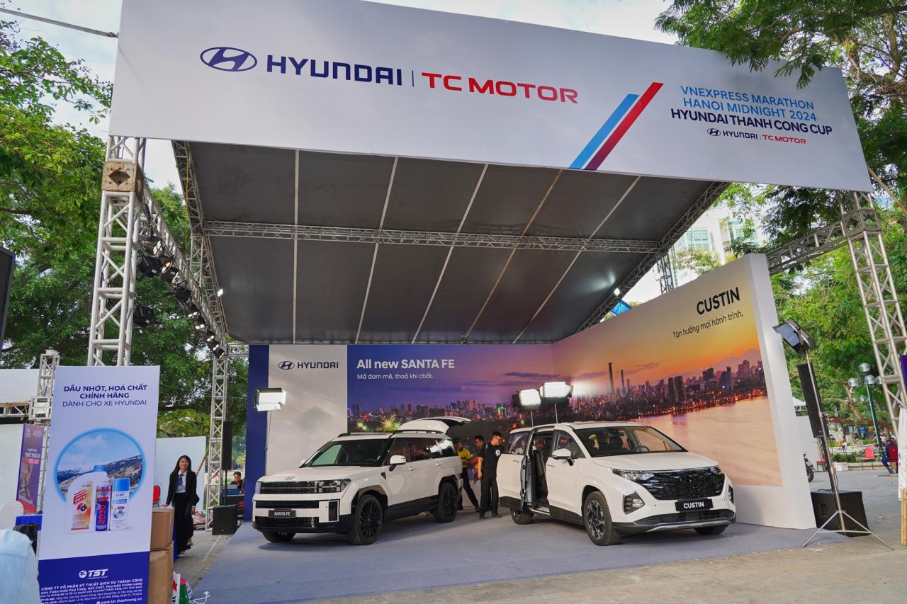 Hyundai Thành Công Việt Nam đồng hành cùng Vnexpress Marathon Ha Noi Midnight 2024 Hyundai Thanh Cong Cup