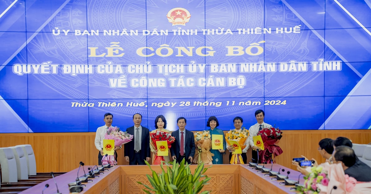 Thừa Thiên - Huế: Điều động, bổ nhiệm nhiều cán bộ chủ chốt