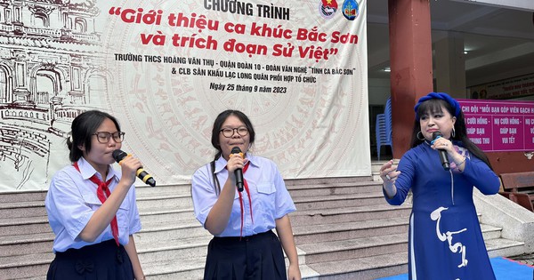 “Bac Son Love Songs” lleva la música folklórica a las escuelas