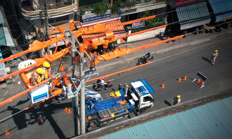 Listos para garantizar el suministro eléctrico para los exámenes de 2024 en las provincias del sur. Foto: EVNSPC