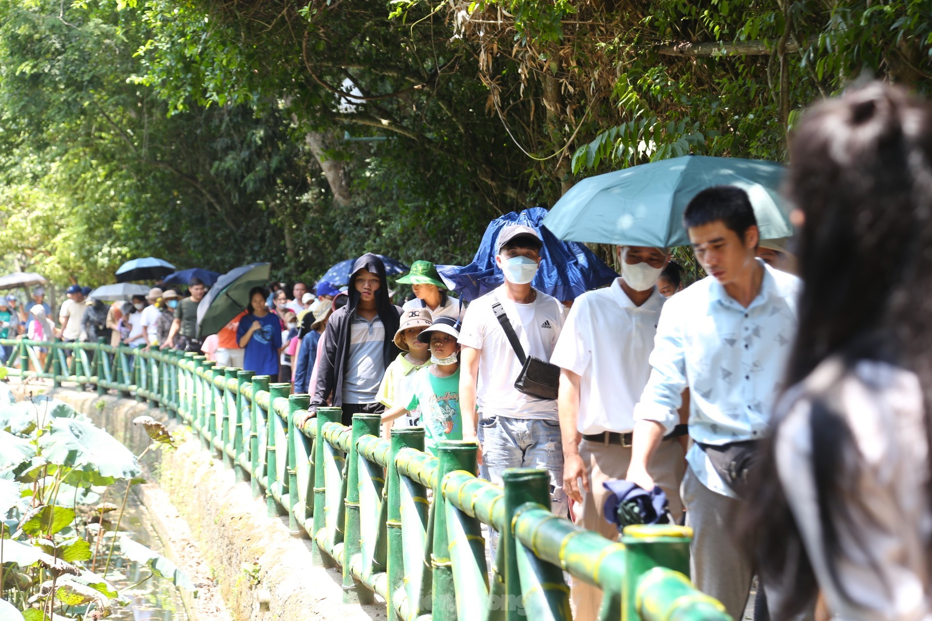 Children from all over the world visit Uncle Ho's hometown on the day of national reunification.