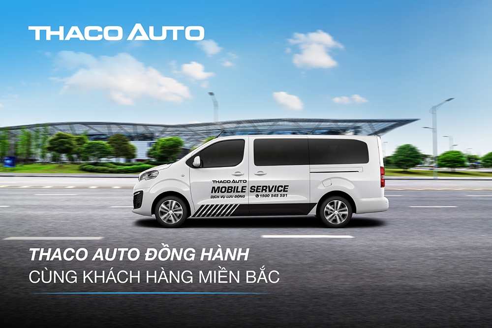 thaco auto tang cuong ho tro khach hang khu vuc mien bac hinh anh 1