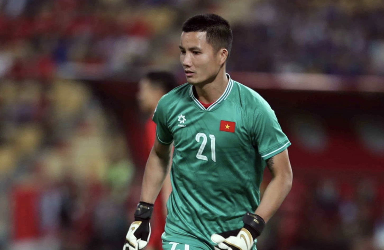 Goalkeeper Dinh Trieu, from defender to ASEAN Cup champion