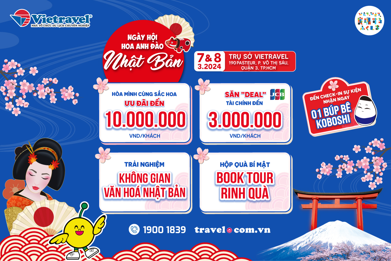 Tưng bừng khám phá 'Ngày hội Hoa Anh Đào Nhật Bản 2024' cùng Vietravel- Ảnh 2.