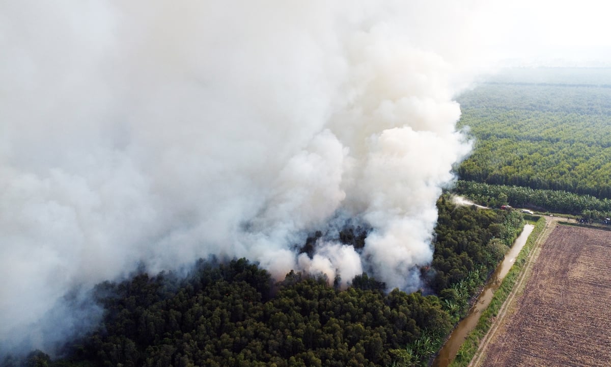 40 ha rừng đang cháy dữ dội