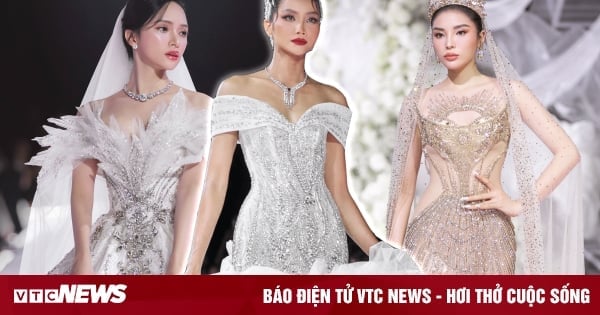 Miss H'Hen Nie shines with Ky Duyen and Huong Giang on the catwalk