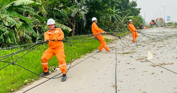 Northern Power Company overcomes problems caused by heavy rain and tornado to restore power to people