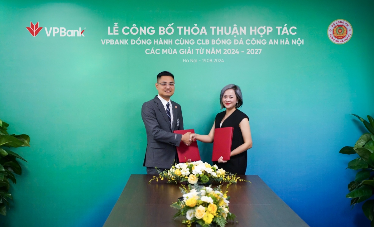 vpbank va clb bong da cong an ha noi hop tac kien tao tai nang bong da tre hinh anh 1