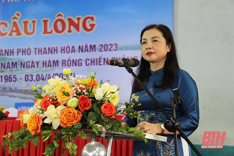 Khởi tranh Giải cầu lông các Câu lạc bộ thành phố Thanh Hóa năm 2023