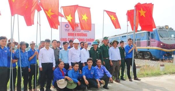 Quang Ngai repliziert Eisenbahnmodell