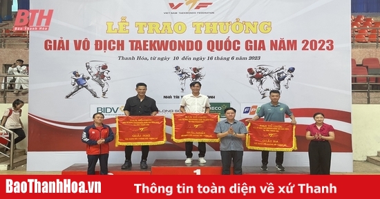 TP Hồ Chí Minh nhất toàn đoàn tại Giải vô địch Taekwondo quốc gia năm 2023