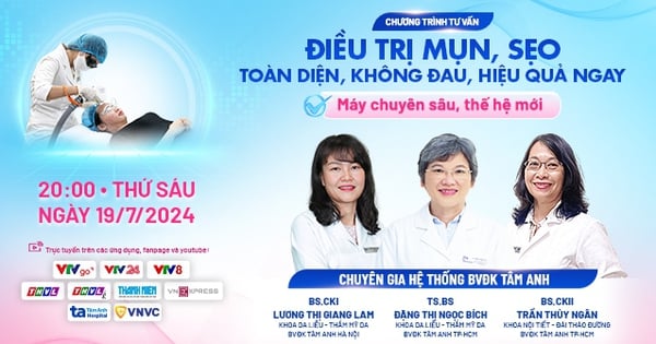 Điều trị mụn, sẹo, không đau, hiệu quả ngay