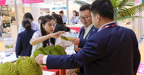 Un géant de l'industrie fruitière présente le durian vietnamien au plus grand salon d'Asie