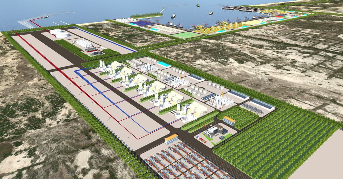 เสริมแผนสร้างท่าเรือ LNG เฉพาะทาง 90,000 ตัน จ.กวางตรี