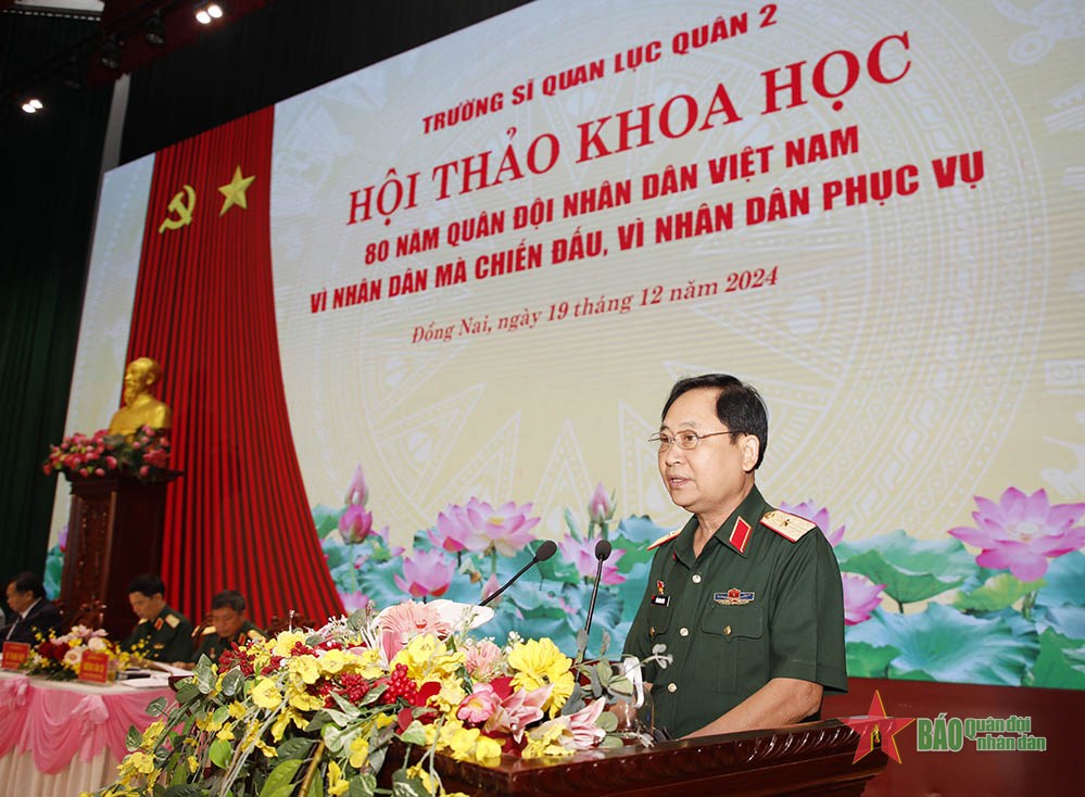 Hội thảo khoa học “80 năm Quân đội nhân dân Việt Nam vì nhân dân mà chiến đấu, vì nhân dân phục vụ”